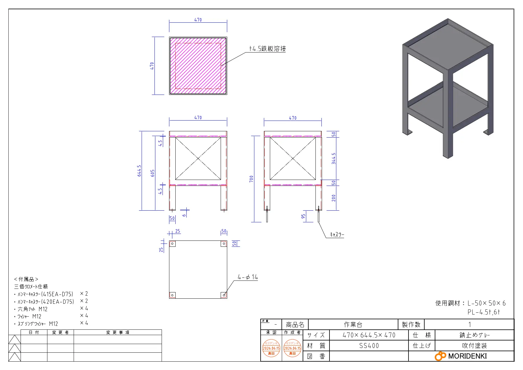 電線皮剥き機用作業台